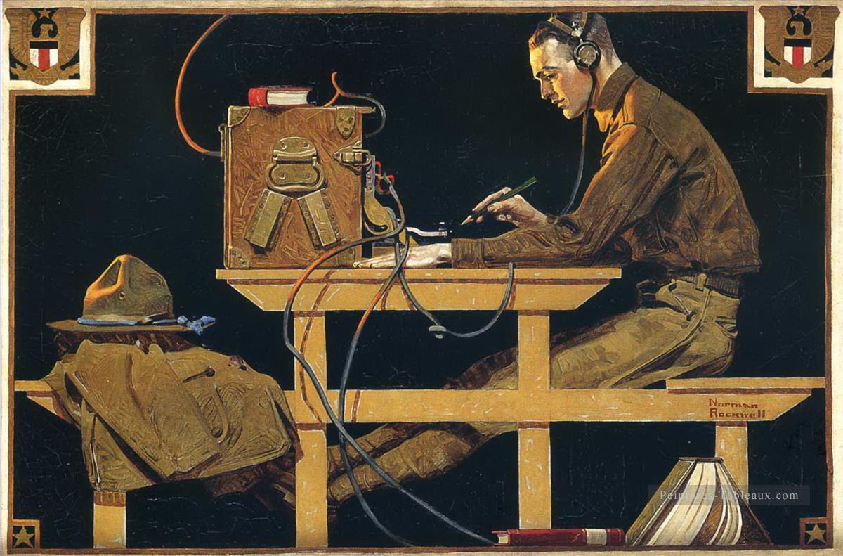 the us army trades 1919 Norman Rockwell Oil Paintings
